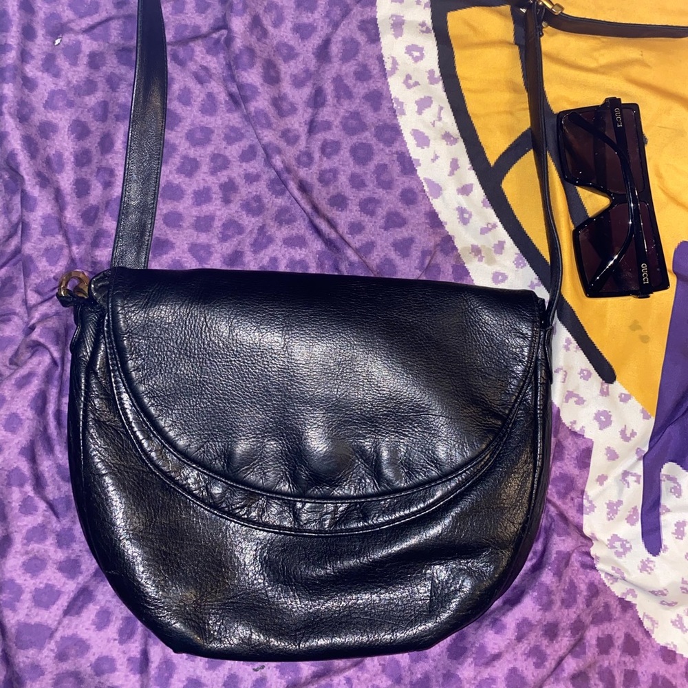 Leather crossbody